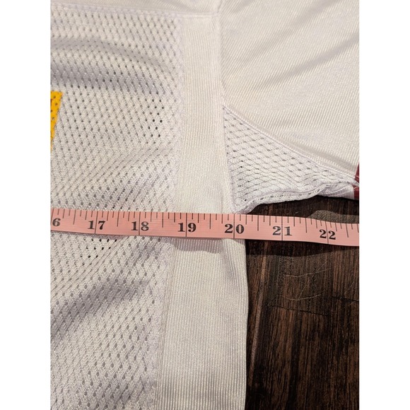 Washington Redskins Football Jersey Mens XL White NFL Reebok J Campbell 17 - Picture 10 of 11